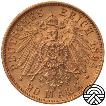 Niemcy, Wirtembergia, 20 Marek 1894 r.