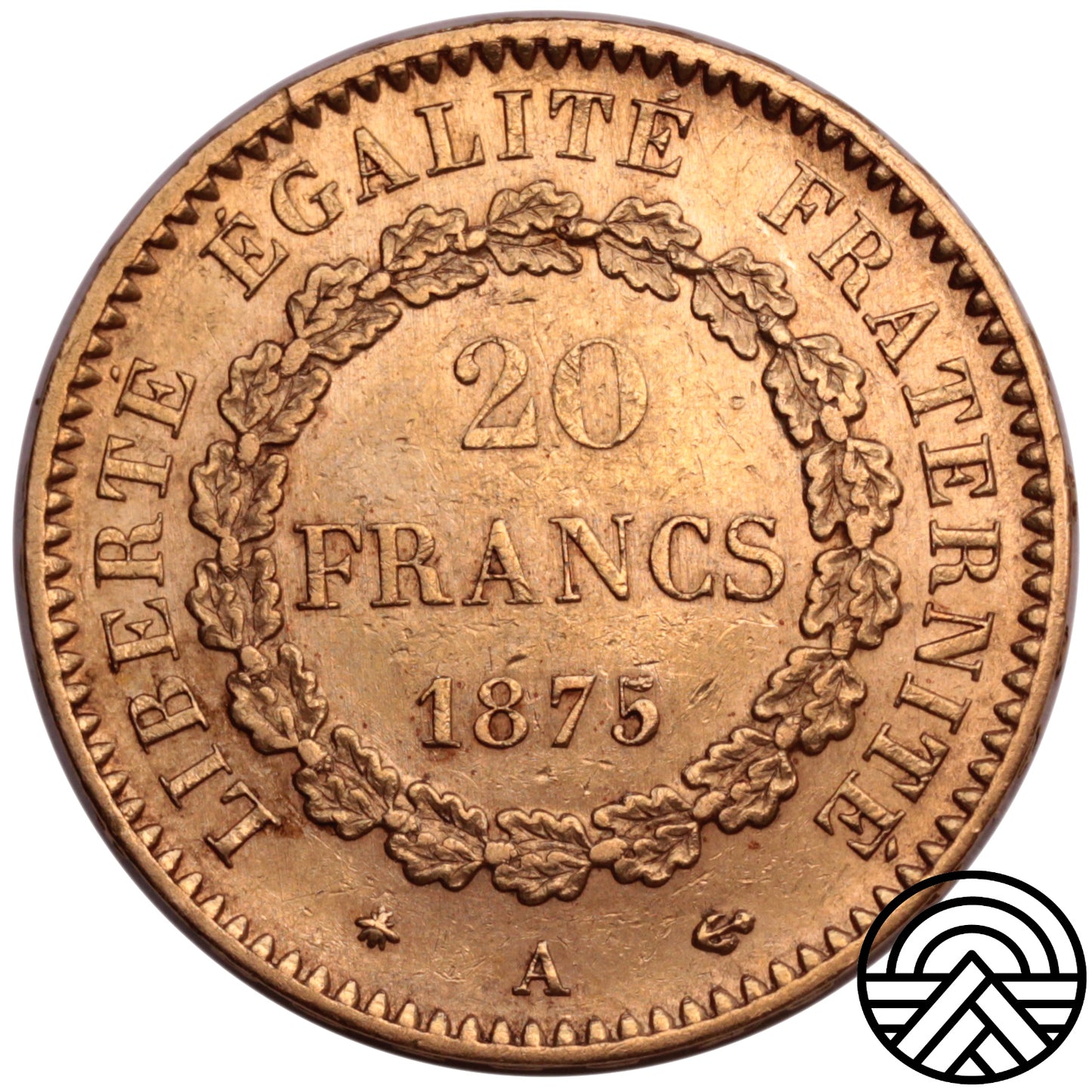 Francja, 20 Franków 1875 r. "Anioł"