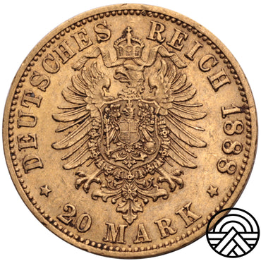 Niemcy, Prusy, 20 Marek 1888 r.