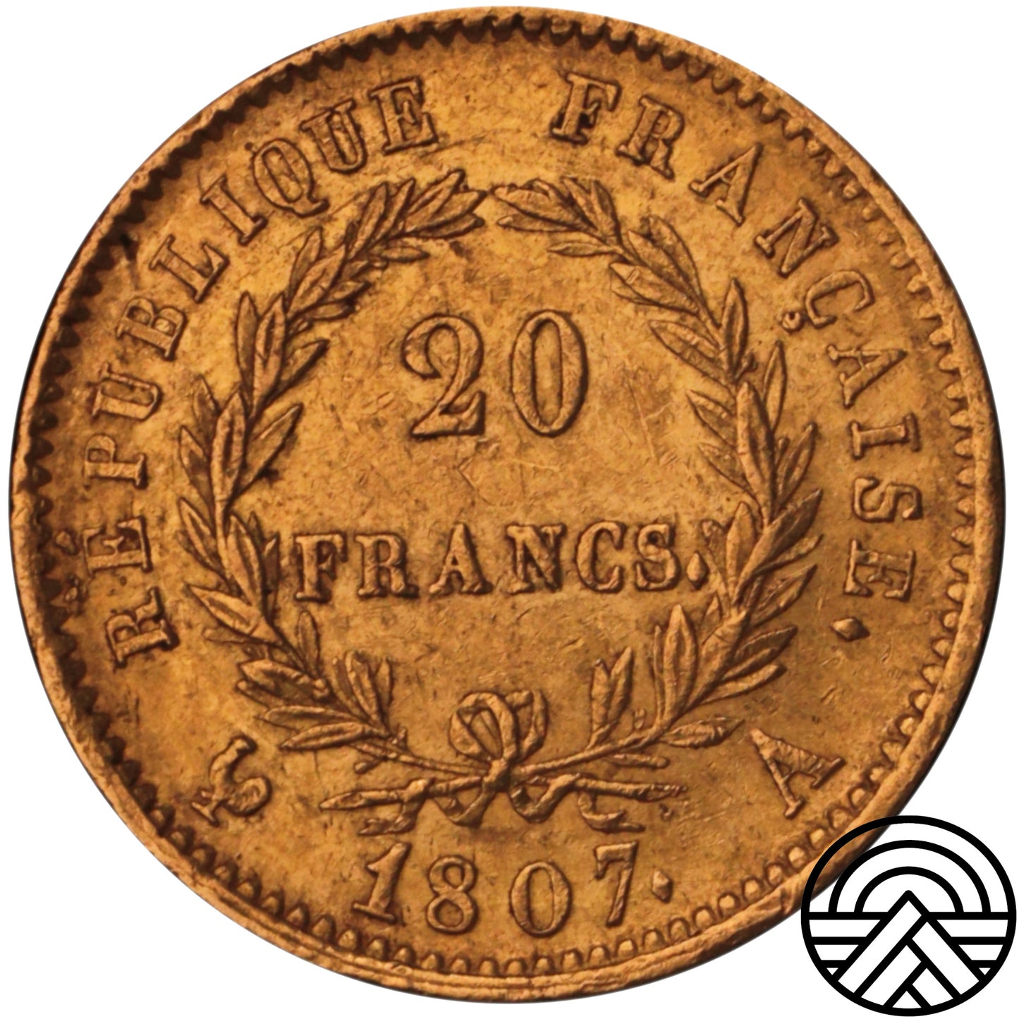 Francja, Napoleon I, 20 Franków 1807 r. Paryż
