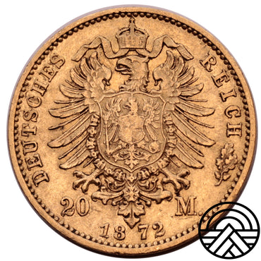 Niemcy, Mecklenburg-Schwerin, 20 Marek, 1872 r.