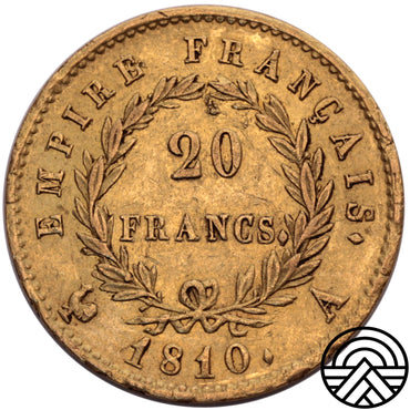 Francja, Napoleon I, 20 Franków 1810 r. Paryż