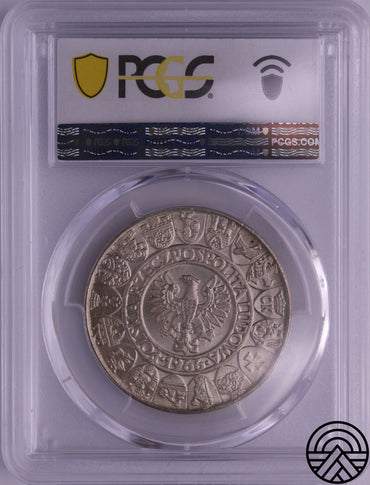 Polska, 100 Złotych 1966 r. "Mieszko i Dąbrówka" PCGS MS 66