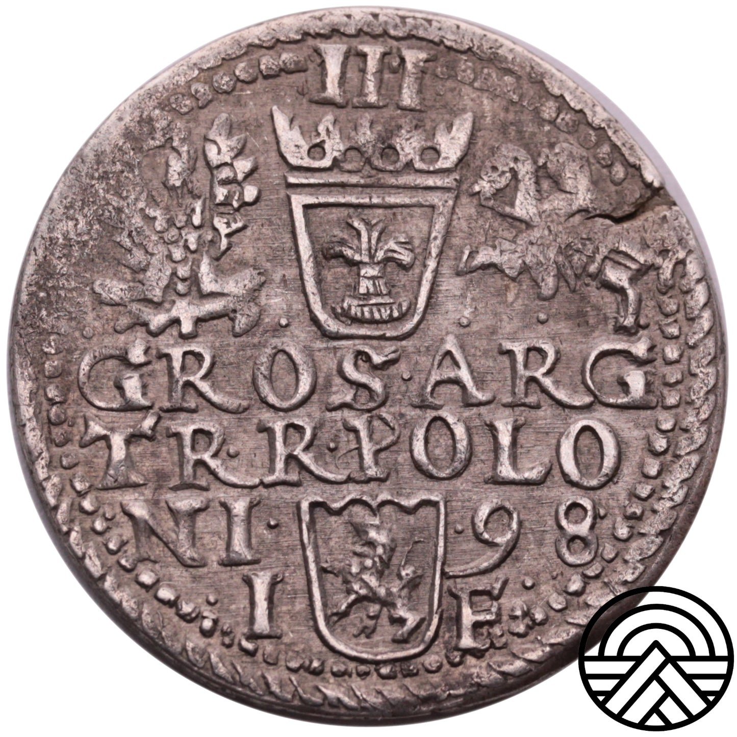 Polska, 3 Groszy, Zygmunt III Waza 1598 r. Olkusz