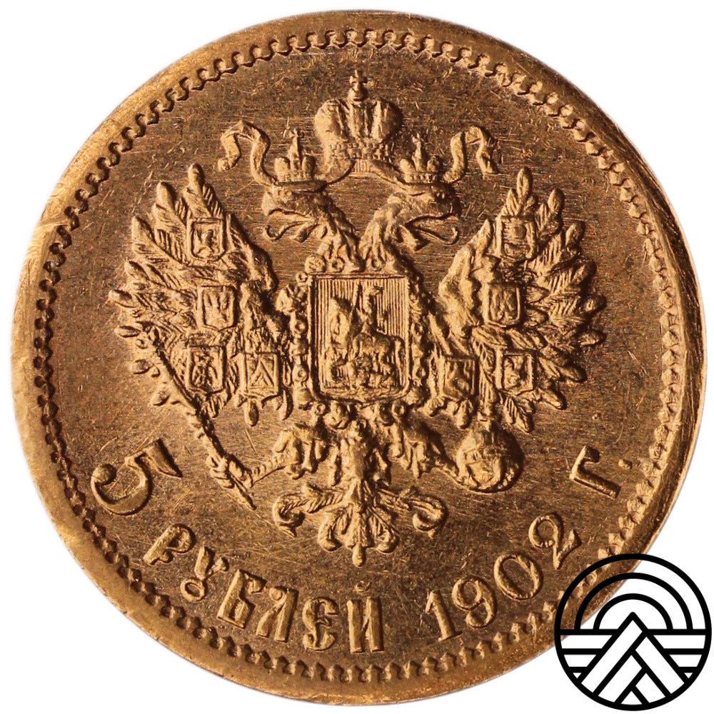 Rosja, Mikołaj II, 5 Rubli 1902 r.