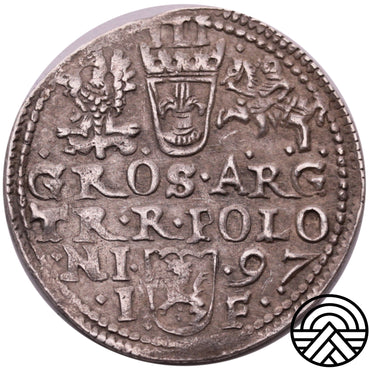Polska, 3 Groszy, Zygmunt III Waza 1597 r. Olkusz