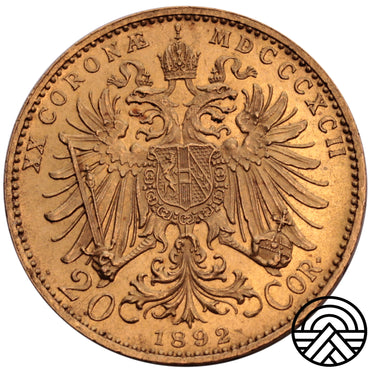 Austria, 20 Koron 1892 r.