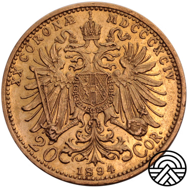 Austria, 20 Koron 1894 r.