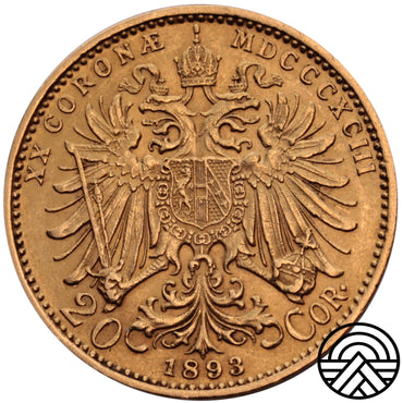 Austria, 20 Koron 1893 r.