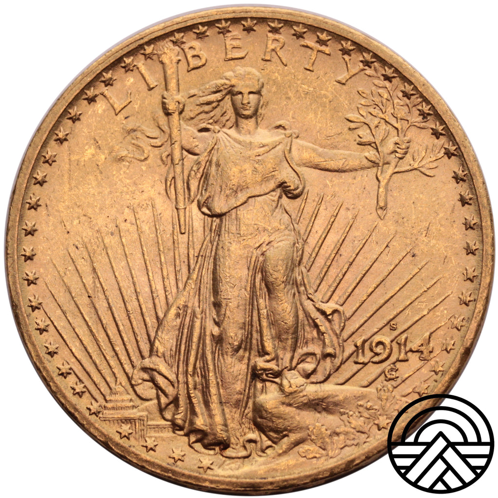 USA, 20 Dolarów 1914 r. "Saint Gaudens" Rzadsza!