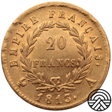 Francja Francja, 20 Franków 1813 r. Napoleon I Paryż