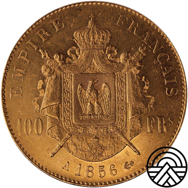 Francja, Napoleon III, 100 Franków 1856 r.