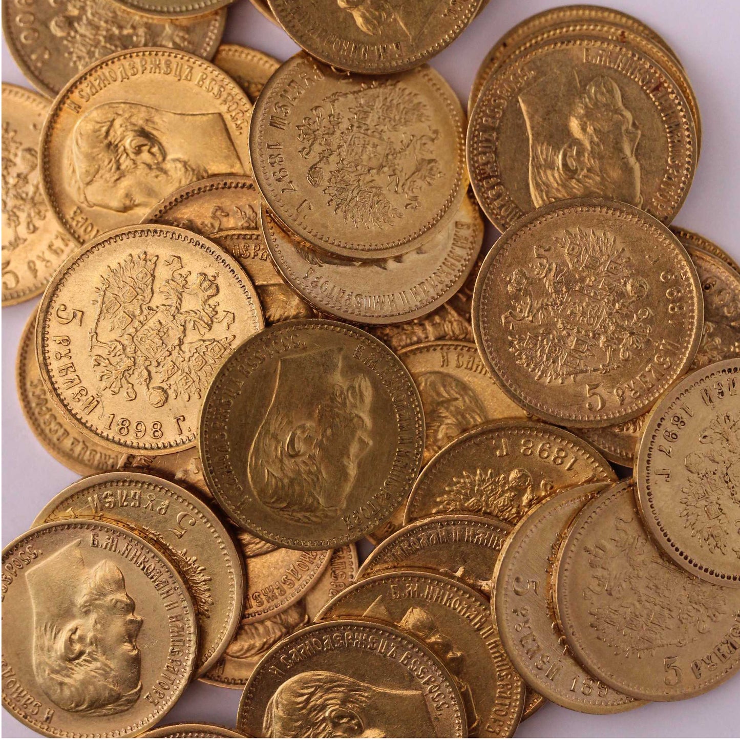 Rosja, 5 Rubli Różne Roczniki