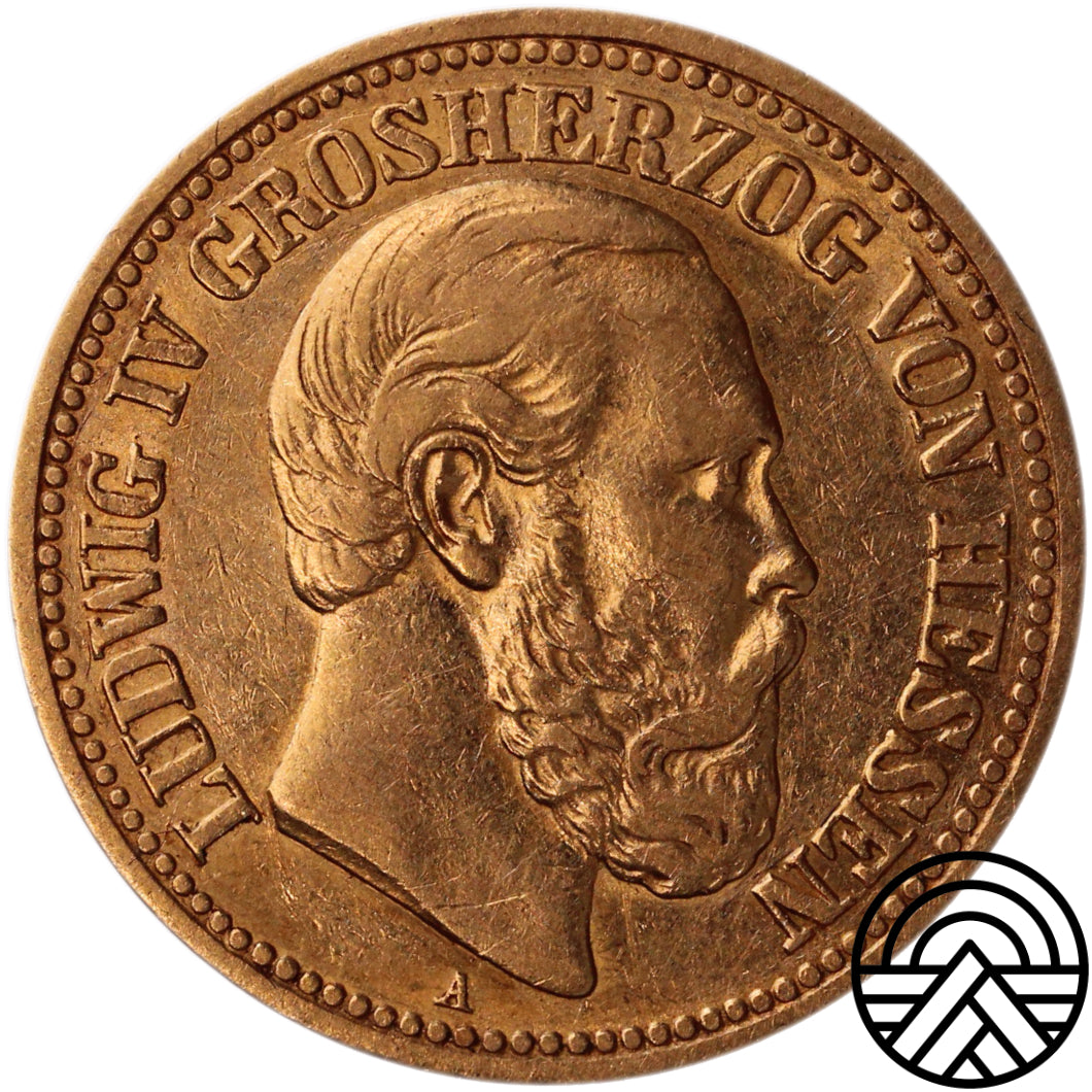 Niemcy, Hesja, 10 Marek 1890 r. "Rzadka"