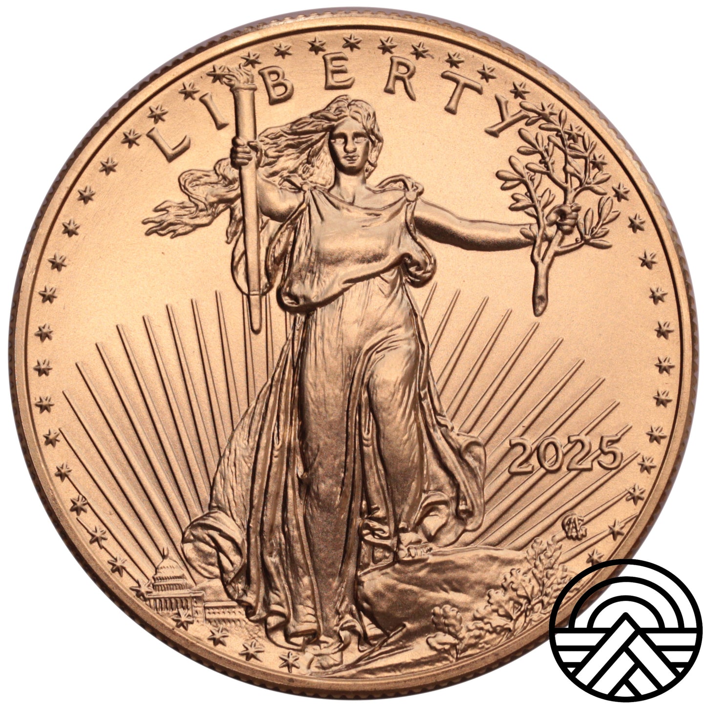 USA, 50 Dolarów 2025 r. Złoty Orzeł 1 Oz
