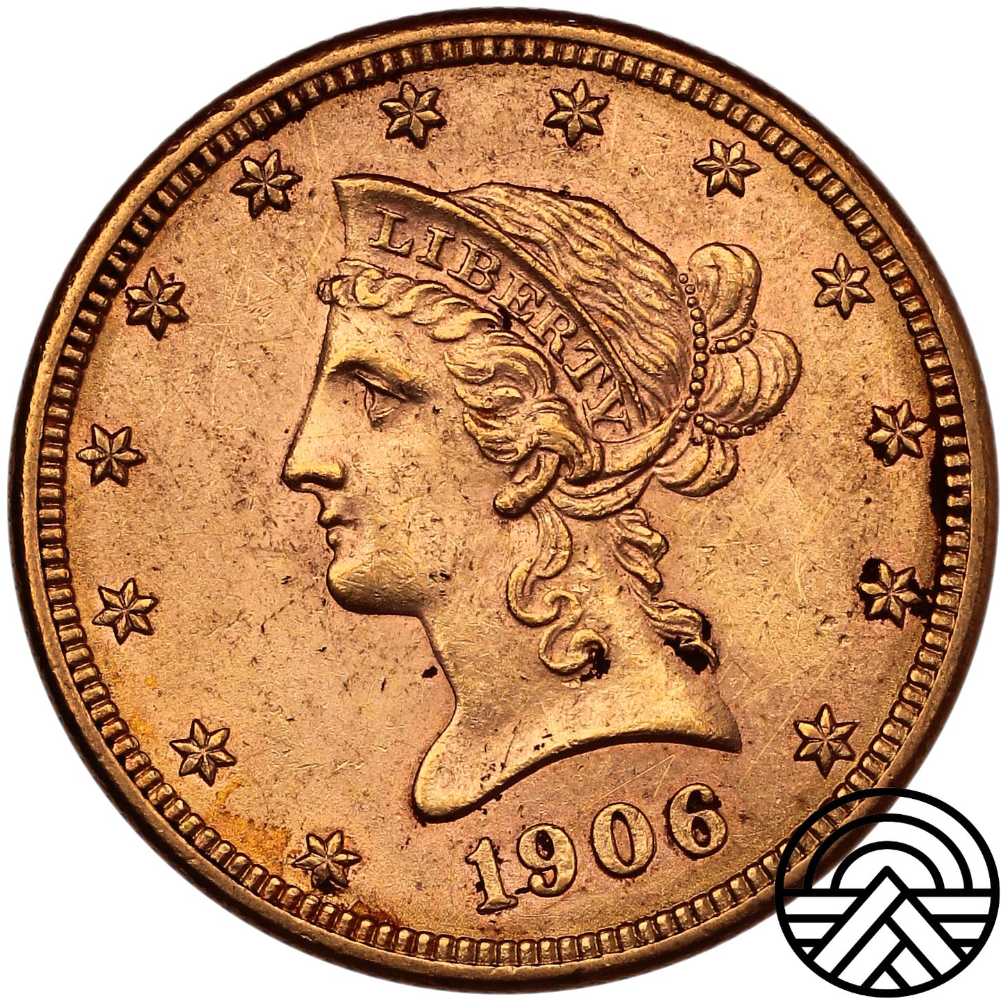 USA, 10 Dolarów, 1906 r. "Liberty Head" Denver