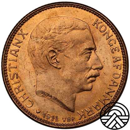 Dania, Chrystian X, 20 Koron, 1914 r.