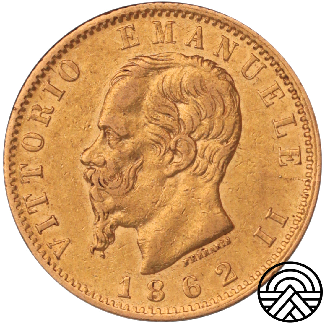 Włochy, Wiktor Emanuel II, 20 Lirów, 1862 r.