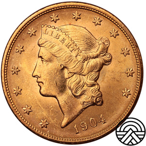 USA, 20 Dolarów 1904 r. "Liberty Head"