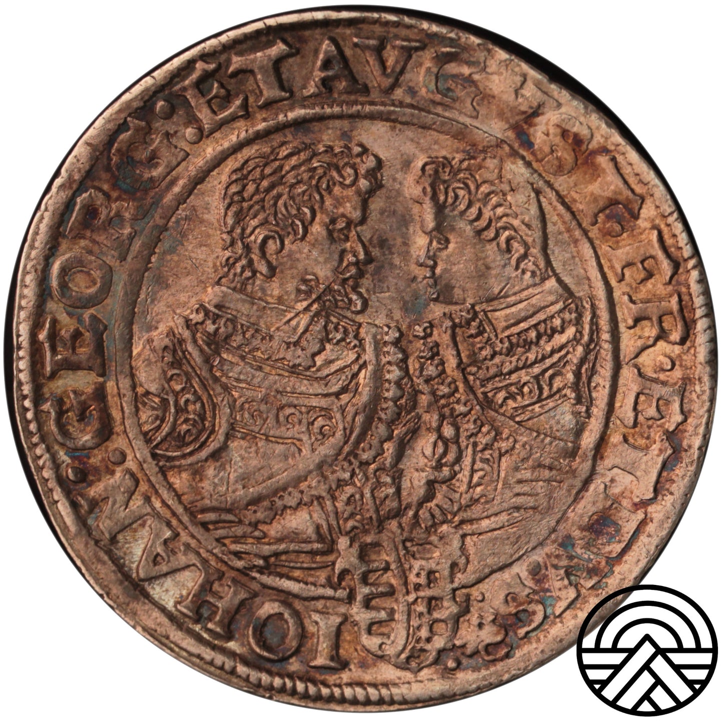 Niemcy, Saksonia, Talar, 1610 r. Krystian II - Jerzy I, August
