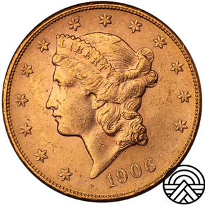 USA, 20 Dolarów 1906 r. "Liberty Head" San Francisco