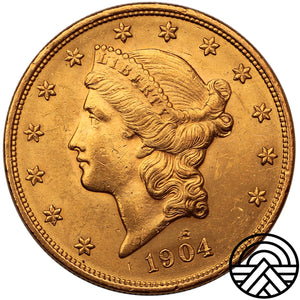 USA, 20 Dolarów 1904 r. "Liberty Head"