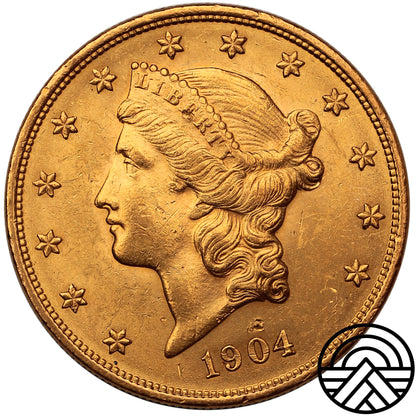 USA, 20 Dolarów 1904 r. "Liberty Head"