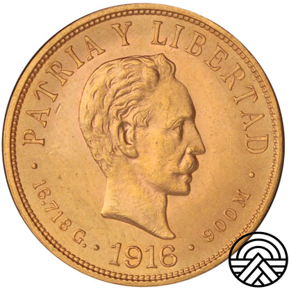 Cuba, 10 Pesos, 1916 r.