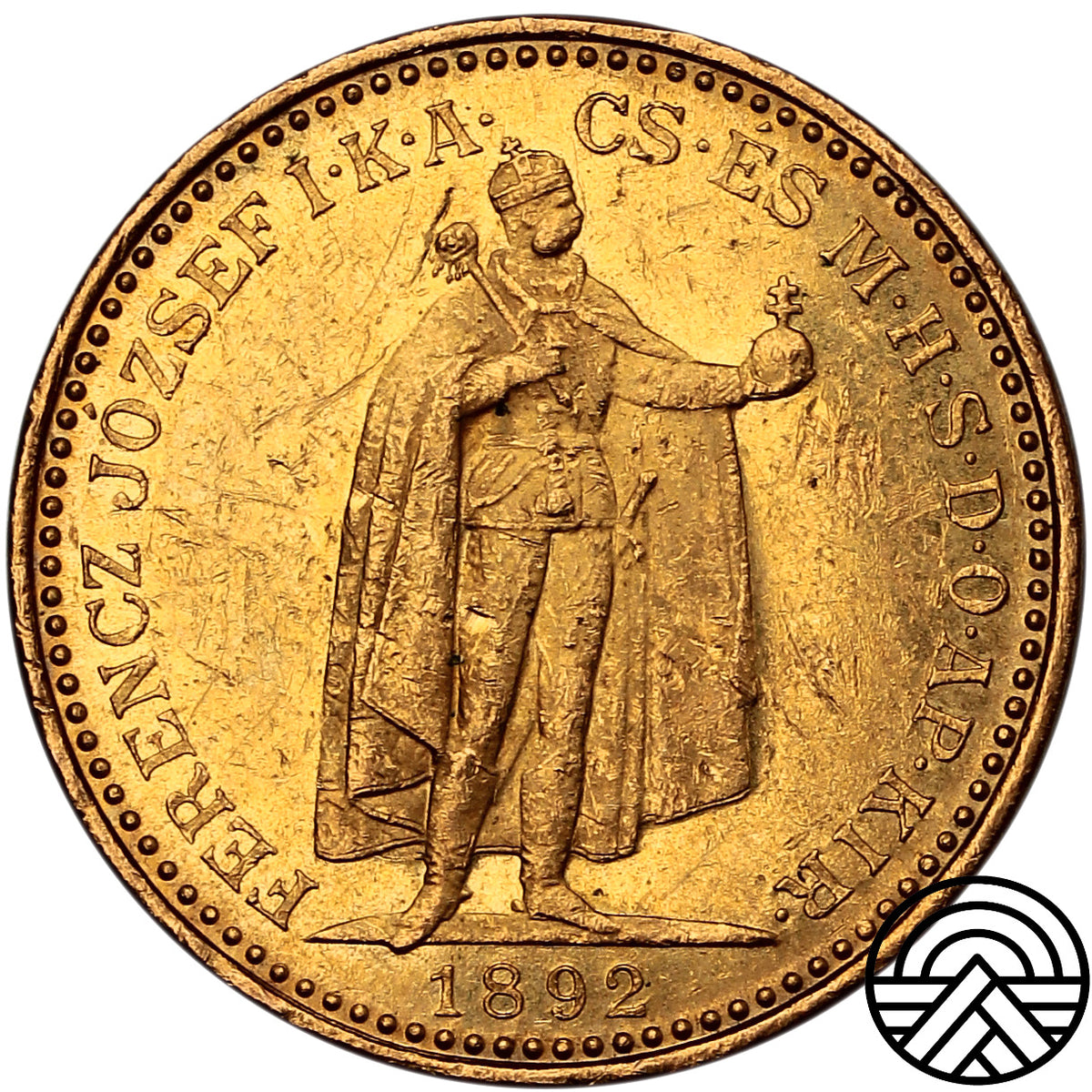 Węgry, 20 Koron 1892 r. P