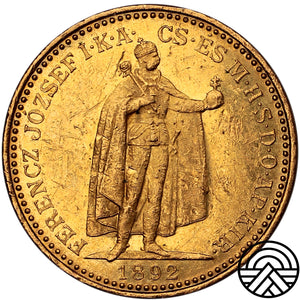 Węgry, 20 Koron 1892 r. P