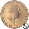 Polska, 50 Złotych 1818 r. NGC-AU 53