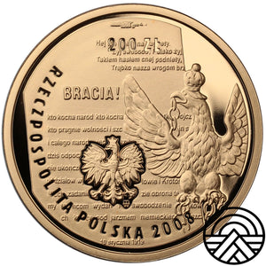 Polska, 200 Złotych, 2008 r. Powstanie Listopadowe
