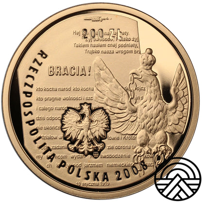 Polska, 200 Złotych, 2008 r. Powstanie Listopadowe