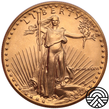 USA, 50 Dolarów 1986 r. Orzeł 1 Oz