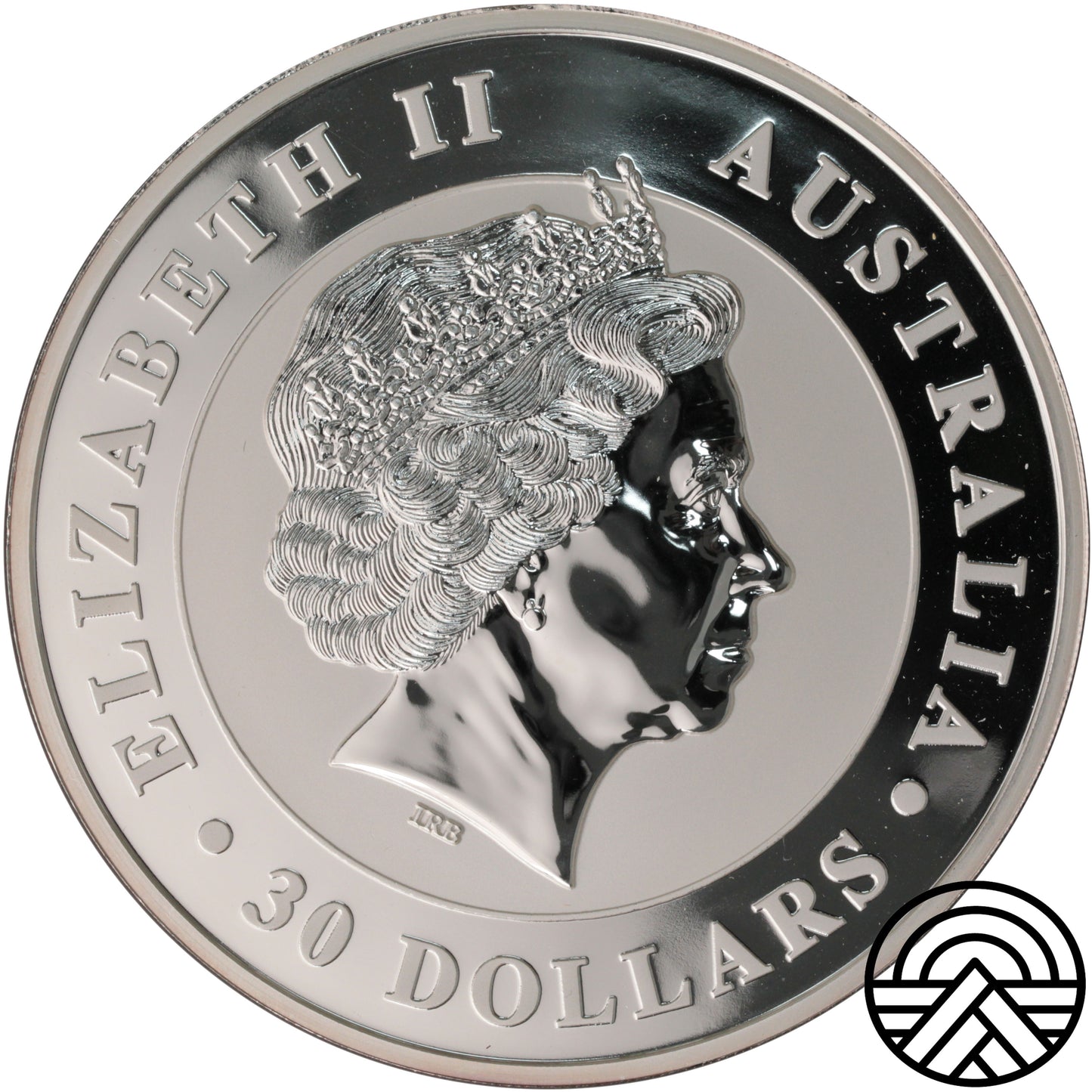 Australia, 30 Dolarów, 2013 r. 1 Kilo Ag 999 Kookaburra