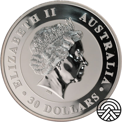 Australia, 30 Dolarów, 2013 r. 1 Kilo Ag 999 Kookaburra