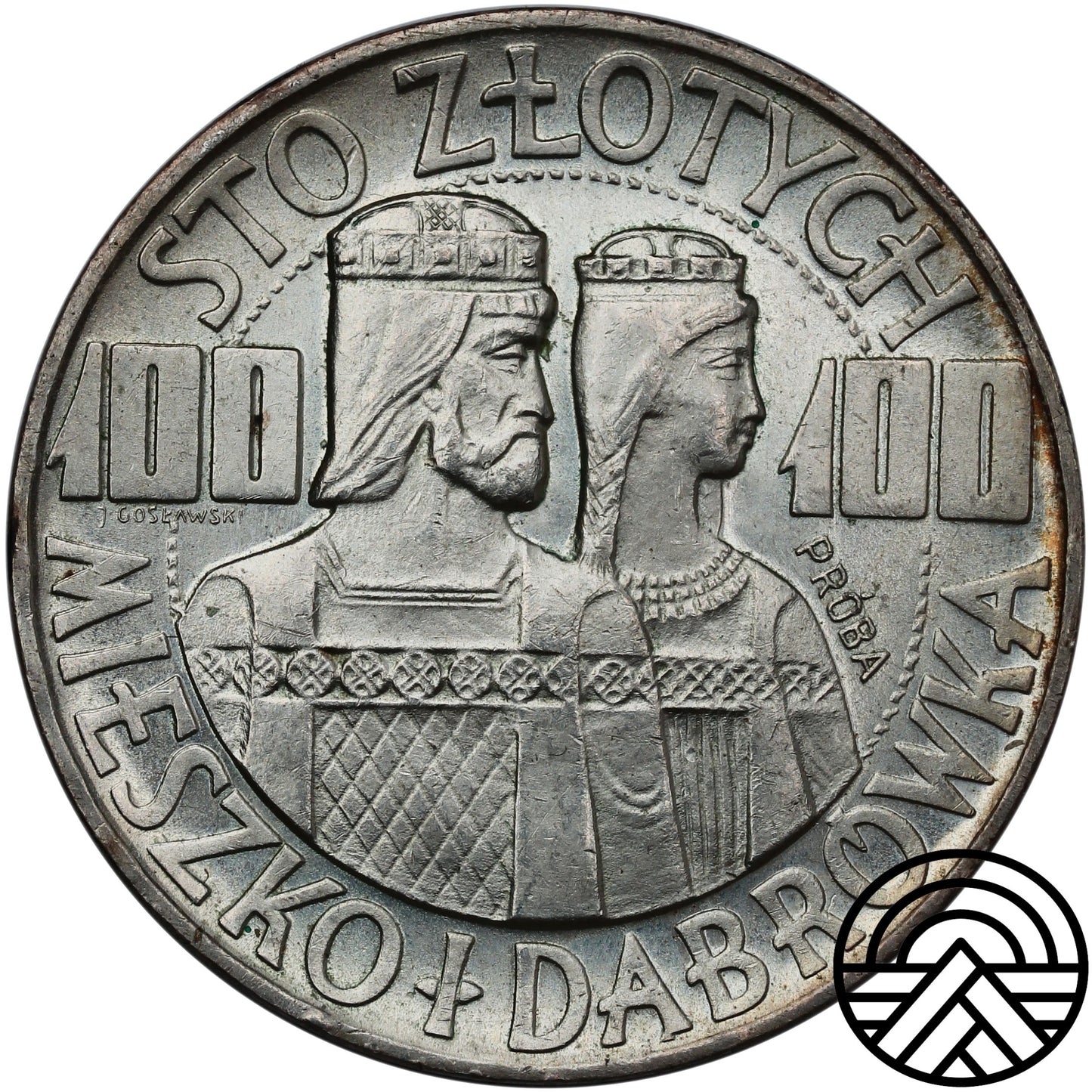 Polska, 100 Złotych, 1966 r. Mieszko i Dąbrówka