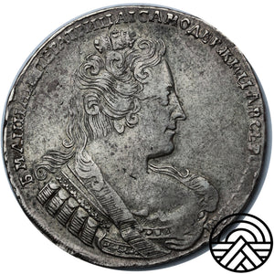 Rosja, Anna Iwanowna, Rubel, 1733 r.