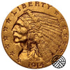 USA, 2,5 Dolara 1914 r. "Indianin"