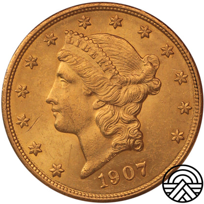 USA, 20 Dolarów 1907 r. "Liberty Head"