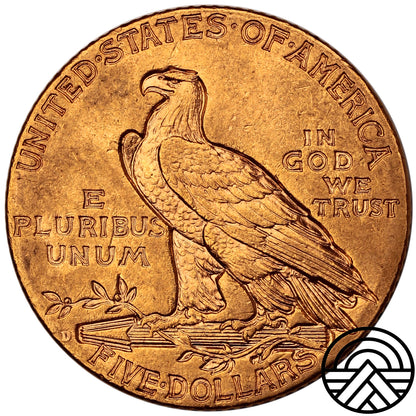 USA, 5 Dolarów, 1909 r. "Indianin" Denver