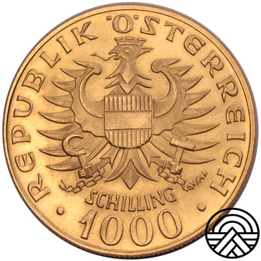 Austria, 1000 Szylingów, 1976 r. Dynastia Babenbergów