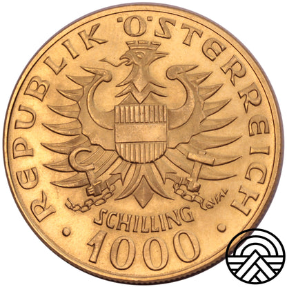 Austria, 1000 Szylingów, 1976 r. Dynastia Babenbergów
