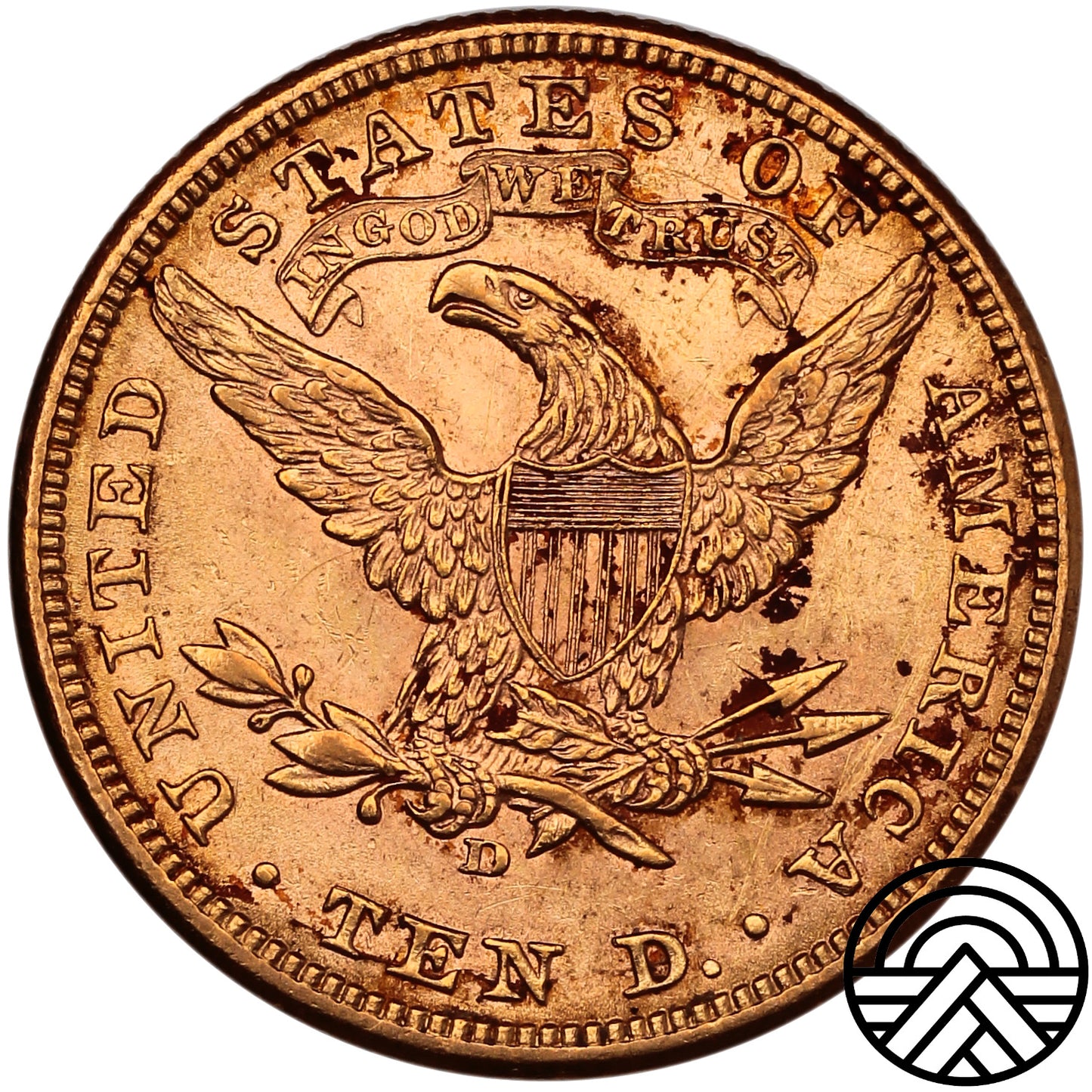 USA, 10 Dolarów, 1906 r. "Liberty Head" Denver