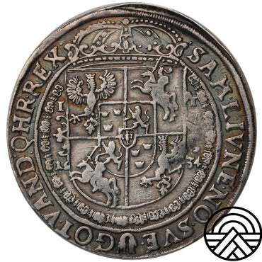 Polska, Władysław IV, Talar, 1634 r. Bydgoszcz R6!