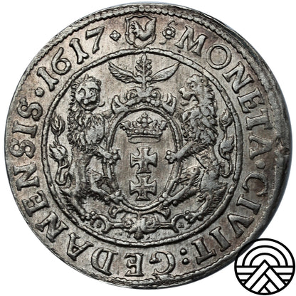 Polska, Zygmunt III Waza, 1617 r. Ort, Gdańsk