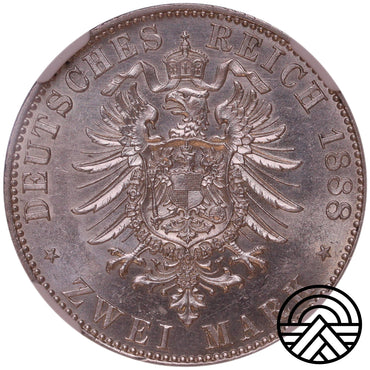 Niemcy, Prusy, 2 Marki 1888 r.
