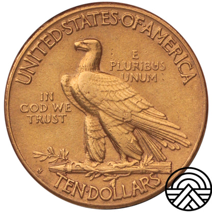 USA, 10 Dolarów, 1908 r. "Indianin" San Francisco Rzadsza!