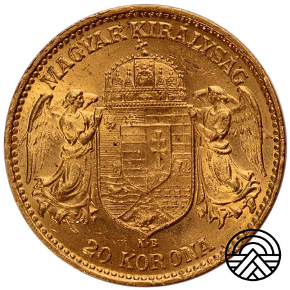Węgry, 20 Koron, 1915 r. Rzadka!