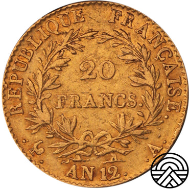 Francja, 20 Franków, AN 12 Paryż